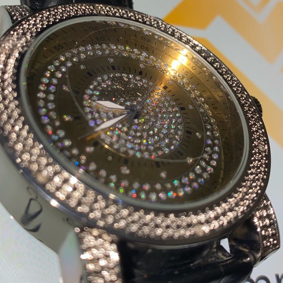 Real diamond men Watch custom made exclusive collections not CZ mot moissanite! - Picture 4 of 5